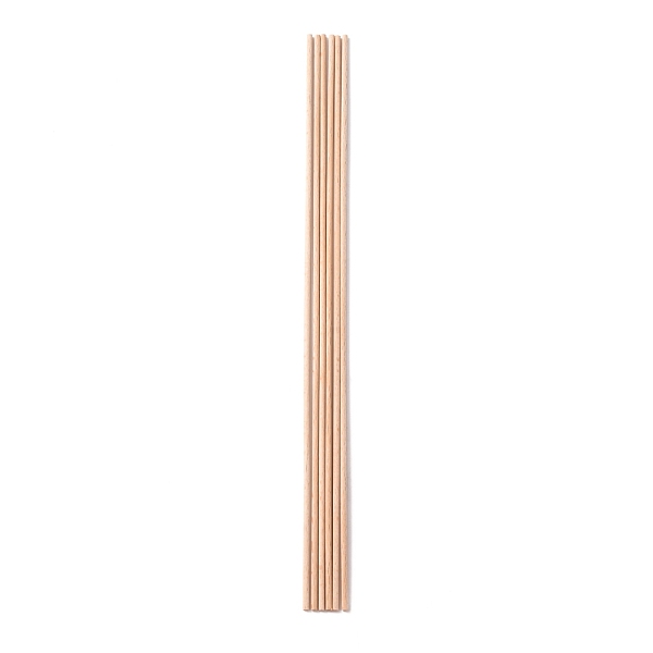 

PandaHall Beech Wood Sticks, Round Dowel Rod, for Braiding Tapestry, Column, PeachPuff, 300x3mm Wood Brown