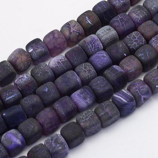 

PandaHall Natural Agate Beads Strands, Dyed & Heated, Cube, Indian Red, 8~10x8.5~9x8.5~9mm, Hole: 1mm, about 41pcs/strand, 14.7 inch(37.5cm)...