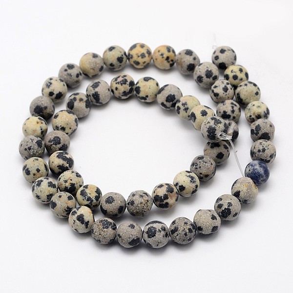 Natural Dalmatian Jasper Beads Strands