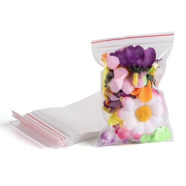 

PandaHall Plastic Zip Lock Bags, Resealable Packaging Bags, Top Seal, Self Seal Bag, Rectangle, Clear, 9x6cm, Unilateral Thickness: 2 Mil...