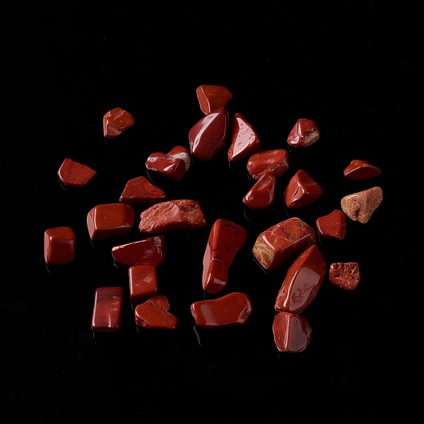 

PandaHall Natural Red Jasper Chip Beads, No Hole/Undrilled, 5~10.5x5~7x2~4mm Red Jasper Chip