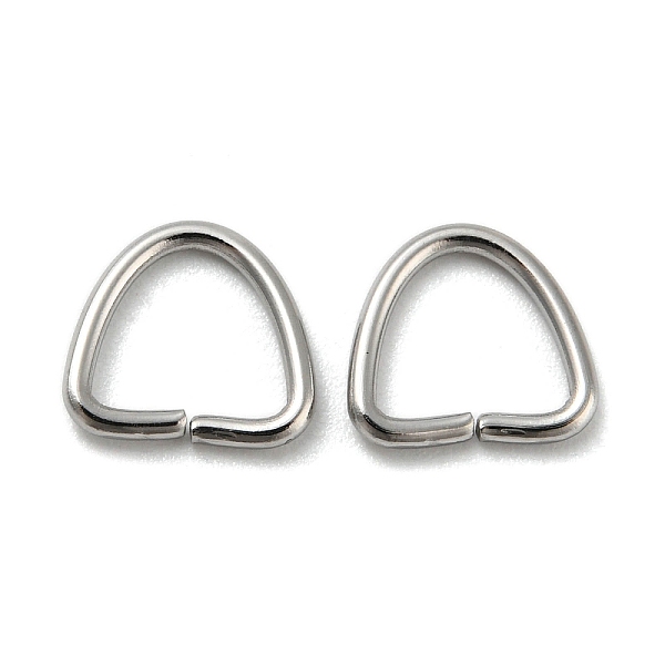 

PandaHall 304 Stainless Steel D Rings, Buckle Clasps, For Webbing, Strapping Bags, Garment Accessories, Stainless Steel Color, 7.5x8x1mm...