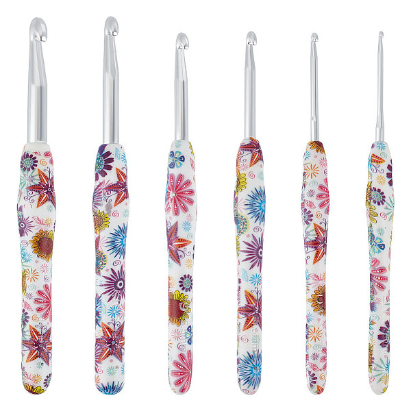 6Pcs 6 Colors Flowe… - image