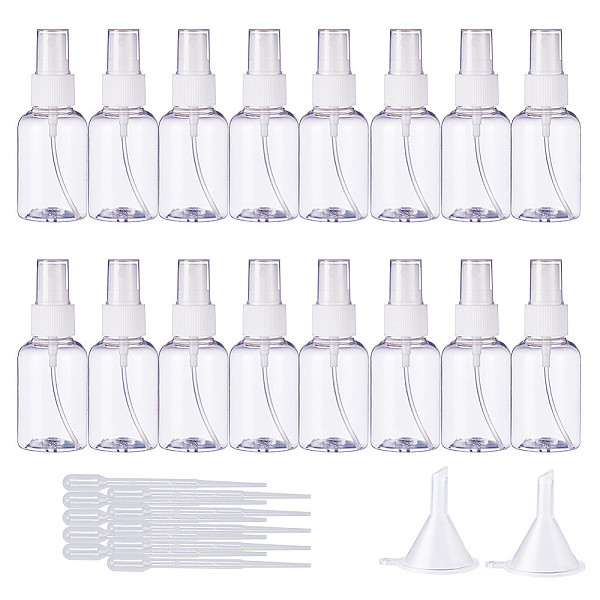 Benecreat 30 Packung 20 Ml Plastiksprühnebelflaschen Mit 10 Packungen Plastikpipetten Für Parfüm