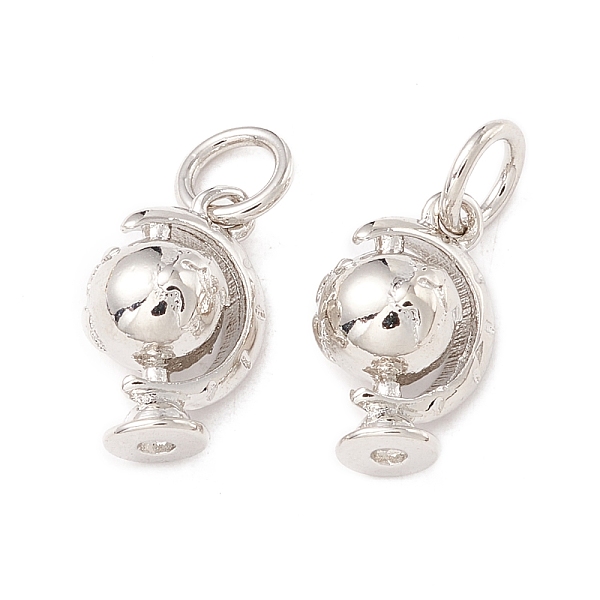 

PandaHall Brass Pendants, with Jump Rings, Cadmium Free & Lead Free, Long-Lasting Plated, Tellurion, Platinum, 11x7.5x5mm, Hole: 3mm Brass...