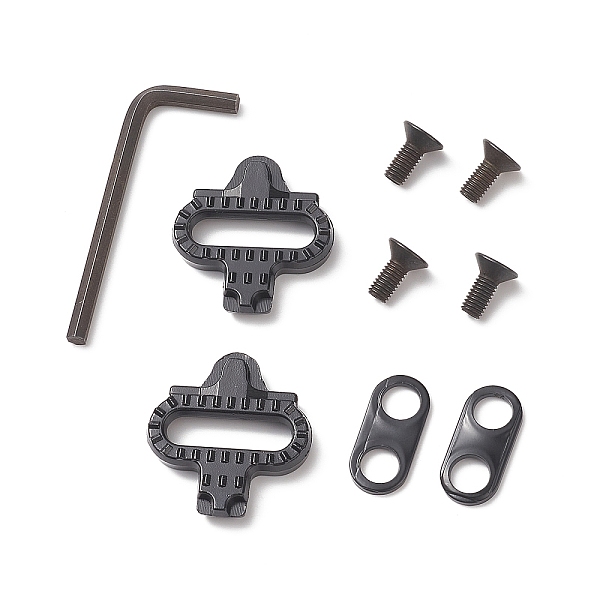 

PandaHall (Defective Closeout Sale: Rusty Screw), Bicycle Plastic Self Locking Pedal, with Iron Screw & Hex Keys, Black, 35.5x33.5x7mm, 2pcs...