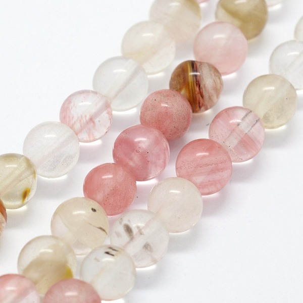 

PandaHall Tigerskin Glass Beads Strands, Round, 10mm, Hole: 1mm, about 37pcs/strand, 14.76 inch(37.5cm) Tigerskin Glass Round