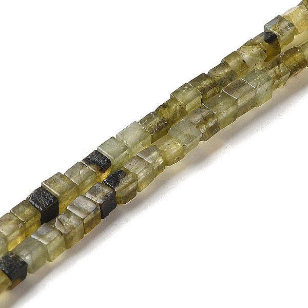 

PandaHall Natural Labradorite Beads Strands, Cube, 2~2.5x2.5~3.5x2.5~3mm, Hole: 0.4mm, about 157~165pcs/strand, 14.96~15.75''(38~40cm)...