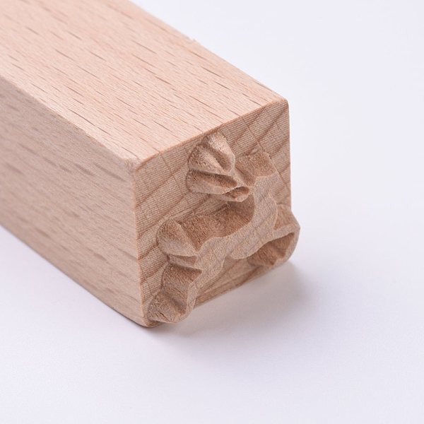 

PandaHall DIY Scrapbook, Wooden Stamps, Square with Deer Pattern, BurlyWood, 49.5~50.5x19.5~20.5x19.5~20.5mm Wood Orange