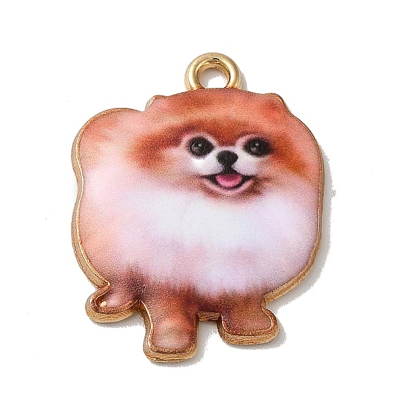 

PandaHall Alloy Pendants, Cadmium Free & Nickel Free & Lead Free, Dog, Chocolate, 23.5x18.5x2.5mm, Hole: 2mm Alloy Dog Brown