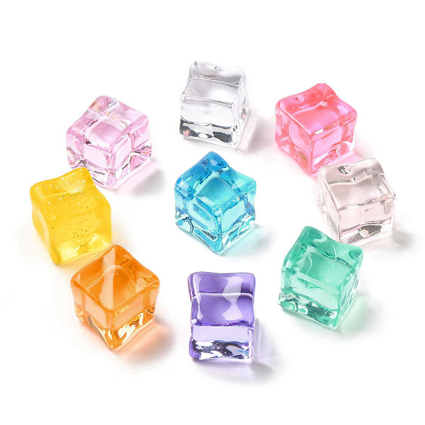 

PandaHall Square Transparent Resin Ice Cubes, Clear Ice Rock Diamond Crystals, for Home Garden Aquarium Dollhouse Decor, Mixed Color..., Multicolor