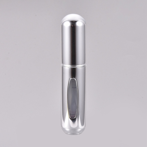 

PandaHall Portable Mini Spray Bottles, Aluminum Atomizer Shell, Plastic Inner Container, Refillable Atomizer Perfume Bottle, for Traveling..., White
