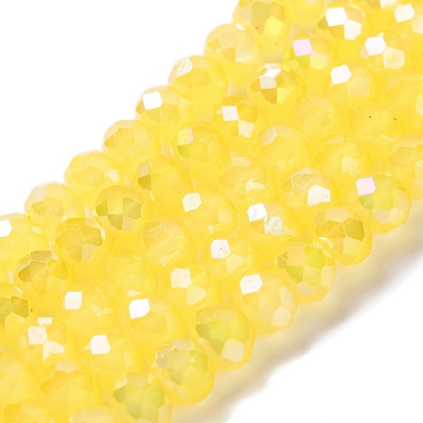 Brins de perles de verre électrolytiques