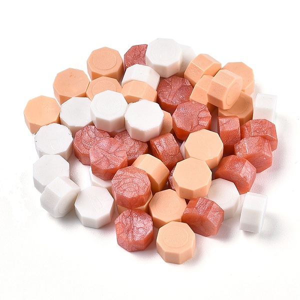 

PandaHall Sealing Wax Particles, for Retro Seal Stamp, Octagon, Mixed Color, 9mm, about 1500pcs/500g Wax Multicolor
