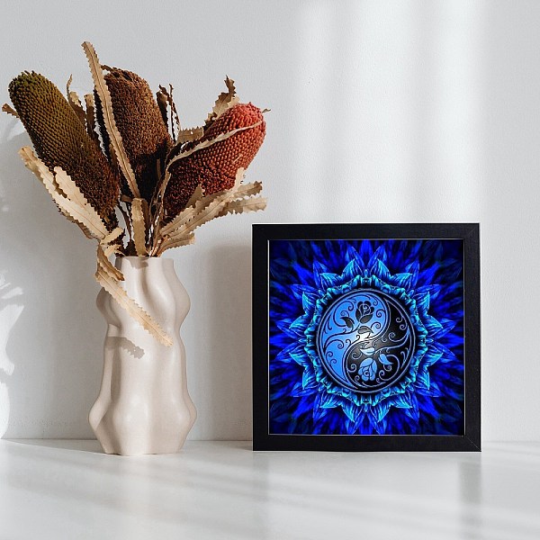 

PandaHall DIY 5D Diamond Painting Mandala Flower Full Drill Kits, Including Canvas Painting Cloth, Resin Rhinestones, Diamond Sticky Pen...