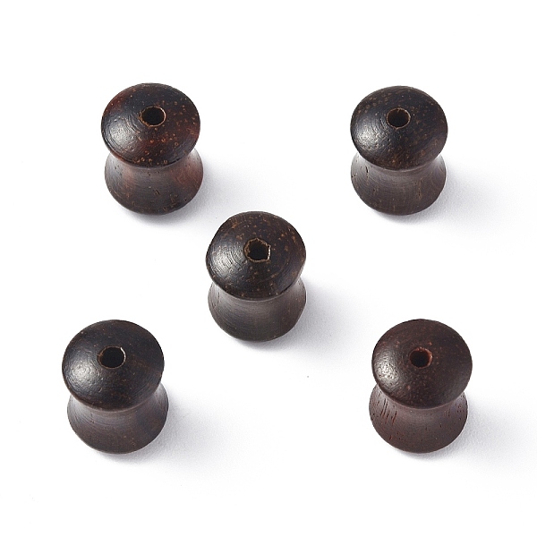 

PandaHall Wood Beads, Undyed, Bamboo Stick, Coconut Brown, 10x8mm, Hole: 1.6mm Rosewood Bamboo