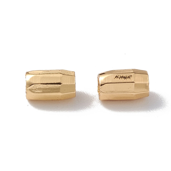 

PandaHall Rack Plating Brass Beads, Long-Lasting Plated, Column, Light Gold, 5x3mm, Hole: 1.6mm Brass Column