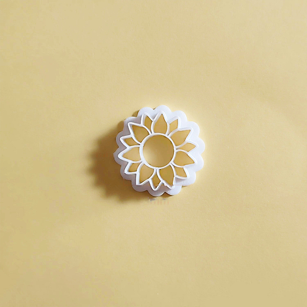 

PandaHall Plastic Plasticine Tools, Clay Cutters, Modeling Tools, WhiteSmoke, Flower, 3.3x3.3cm Plastic Flower White