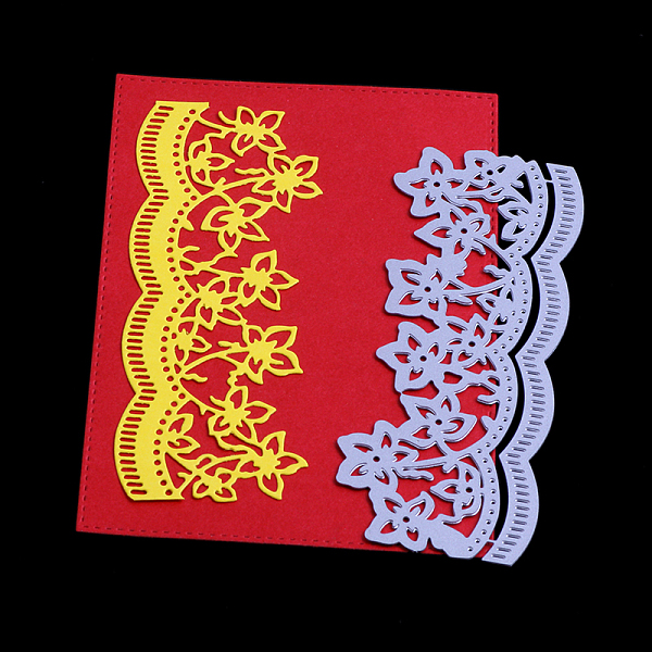 

PandaHall Lace Frame Carbon Steel Cutting Dies Stencils, for DIY Scrapbooking/Photo Album, Decorative Embossing DIY Paper Card, Matte...