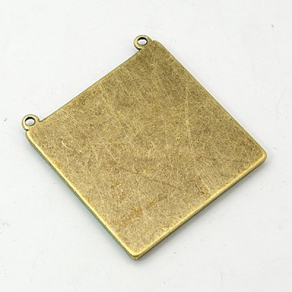 

PandaHall Tibetan Style Pendant Cabochon Setting, Lead Free, Nickel Free and Cadmium Free, Square, Antique Bronze Color, 49x49x2mm, Hole...