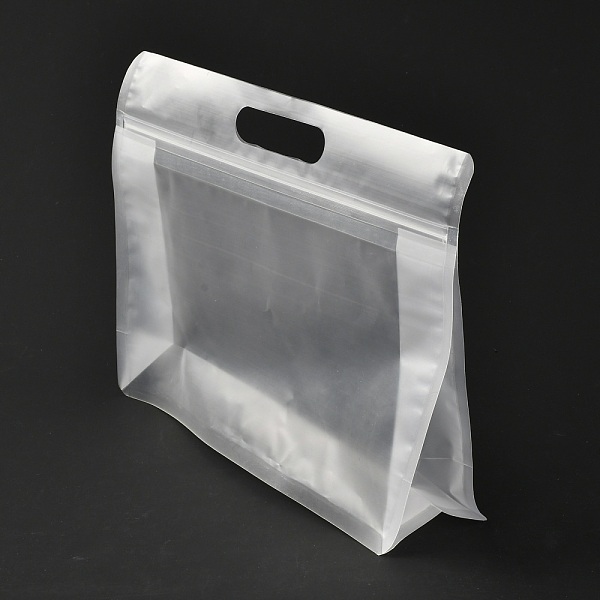 

PandaHall Plastic Zip Lock Bag, Plastic Stand up Pouch, Resealable Bags, with Window, Clear, 21.3x28x0.08cm Plastic Clear