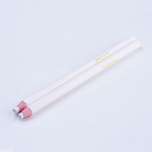 

PandaHall Oily Tailor Chalk Pens, Tailor's Sewing Marking, White, 16.3~16.5x0.8cm Wood White