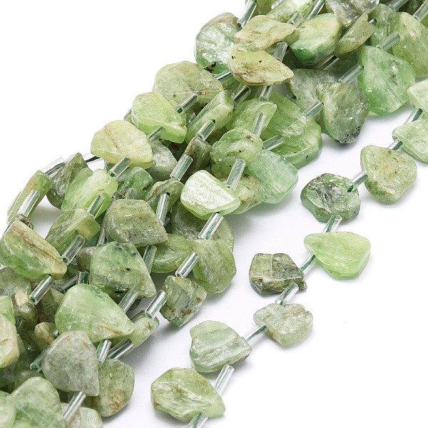

PandaHall Natural Green Quartz Beads Strands, Teardrop, 12~20x5~15x3~7mm, Hole: 0.8mm, about 24pcs/strand, 15.04''(38.2cm) Green Quartz...