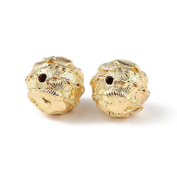 

PandaHall Rack Plating Brass Bead, Cadmium Free & Lead Free, Long-Lasting Plated, Round, Real 18K Gold Plated, 13mm, Hole: 2mm Brass Round