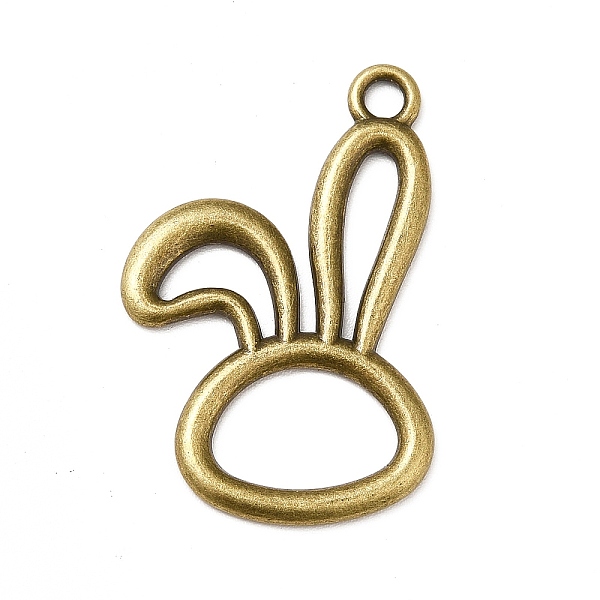 

PandaHall Tibetan Style Alloy Big Pendants, Rabbit Head Charms, Hollow, Antique Bronze, 32x21x1.5mm, Hole: 2.5mm, about 500pcs/1000g Alloy...