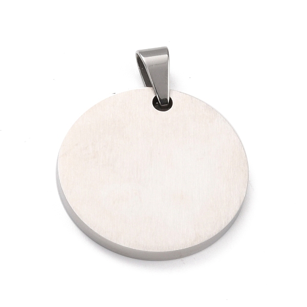 

PandaHall 304 Stainless Steel Pendants, Stamping Blank Tag, Flat Round, Stainless Steel Color, 30x3mm, Hole: 7.4x4.5mm 304 Stainless Steel...