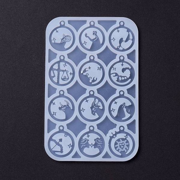 

PandaHall DIY Pendant Silicone Molds, for Earring, Necklace Making, Resin Casting Molds, For UV Resin, Epoxy Resin Jewelry Making, Flat..., White
