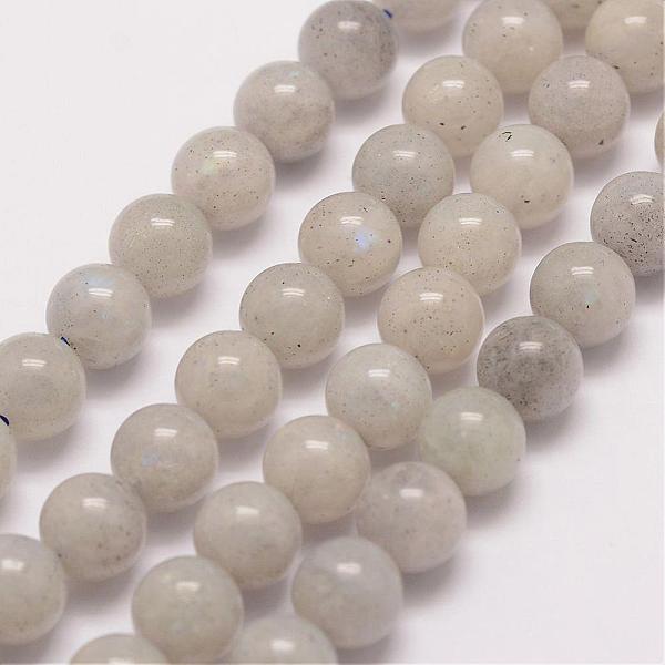 

PandaHall Natural Labradorite Bead Strands, Round, 8mm, Hole: 1mm, about 47pcs/strand, 15.5 inch Labradorite Round