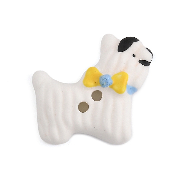 Dog Ceramic Buttons - image