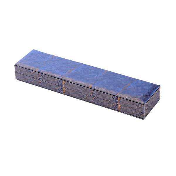 

PandaHall Chinoiserie Embroidered Silk Necklace Boxes, with Velvet and Sponge, Rectangle, Blue, 243x60x30mm Silk Rectangle Blue
