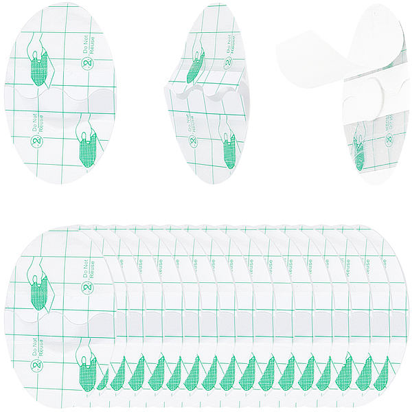 

PandaHall GORGECRAFT 120Pcs Waterproof Ear Covers Newborn Ear Plugs Stickers Breathable Plastic Ear Protectors Patches Shower Caps for...