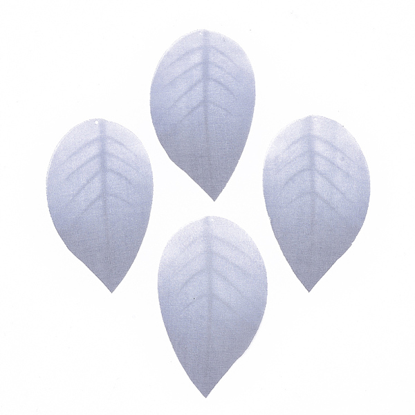 

PandaHall Polyester Organza Fabric Big Pendants, For DIY Jewelry Making Crafts, Leaf, Gray, 50~53x30mm, Hole: 0.5mm Polyester Leaf Gray