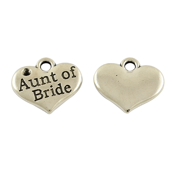 

PandaHall Tibetan Alloy Heart Carved Word Aunt of Bride Wedding Family Charms Rhinestone Settings, Lead Free & Cadmium Free & Nickel Free...