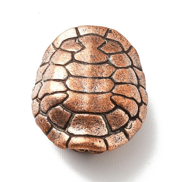 

PandaHall Brass European Beads, Large Hole Beads, Tortoise, Red Copper, 19x16.5x10mm, Hole: 6mm Brass Tortoise