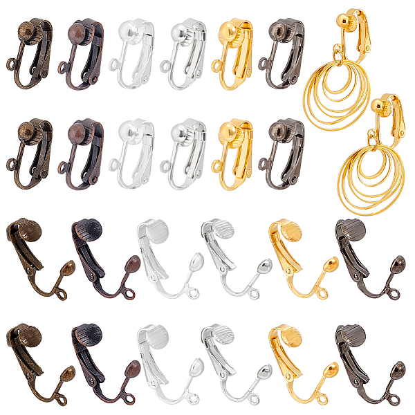 36Pcs Brass Clip-On… - image