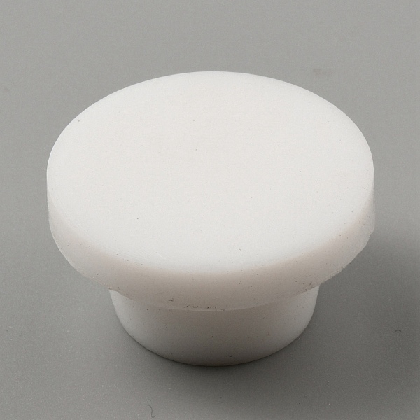

PandaHall Silicone Hole Plugs, Snap in Hole Plugs, Post Pipe Insert End Caps, for Furniture Fencing, Round, White, 27x14mm, Hole: 8mm...