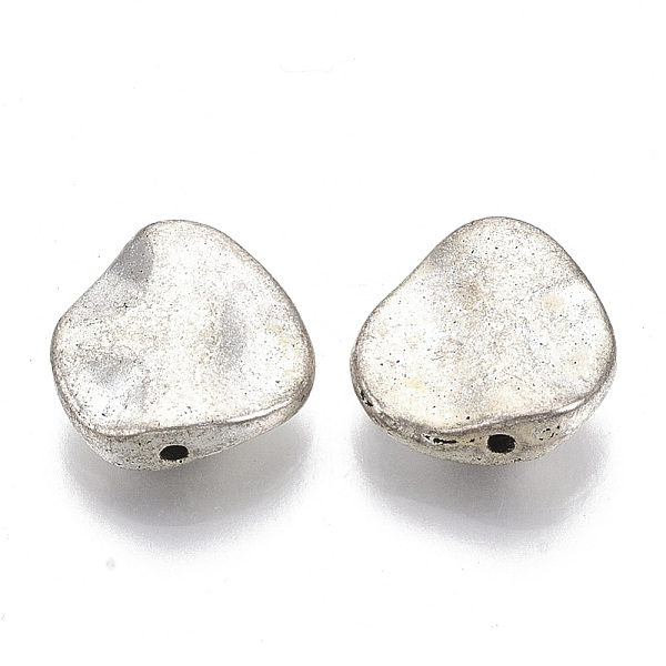 

PandaHall Tibetan Style Alloy Beads, Cadmium Free & Lead Free, Nuggets, Antique Silver, 12.5x12.5x4mm, Hole: 1mm, about 520pcs/1000g Alloy...