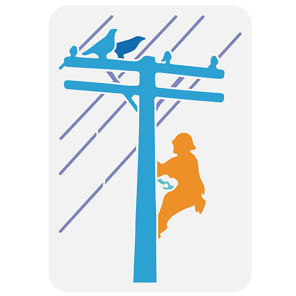 

PandaHall Plastic Drawing Painting Stencils Templates, for Painting on Scrapbook Fabric Tiles Floor Furniture Wood, Rectangle, Others...