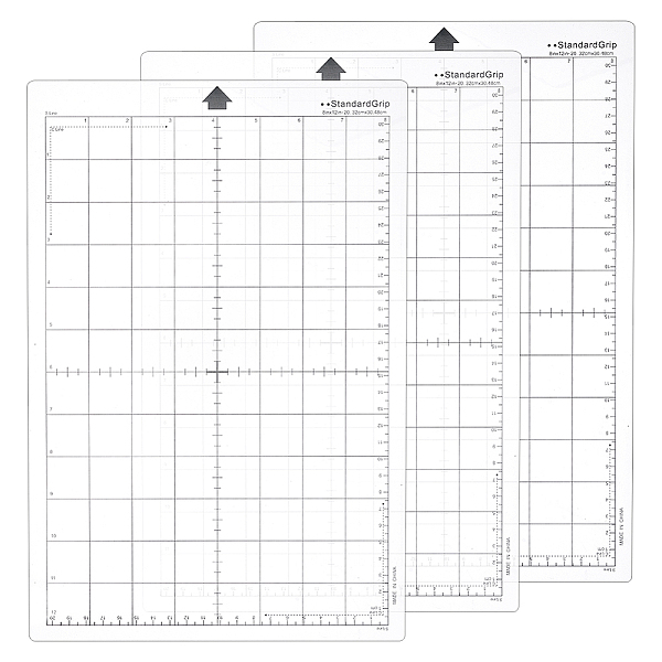 PandaHall PVC Cutting Mat Pad, for Desktop Fine Manual Work Leather Craft Sewing DIY Punch Board, Clear, 33.4x22.3x0.05cm PVC Clear