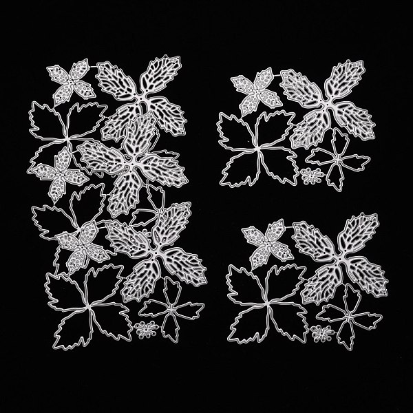 

PandaHall Holly Leaf Carbon Steel Cutting Dies Stencils, for DIY Scrapbooking/Photo Album, Decorative Embossing DIY Paper Card, for...
