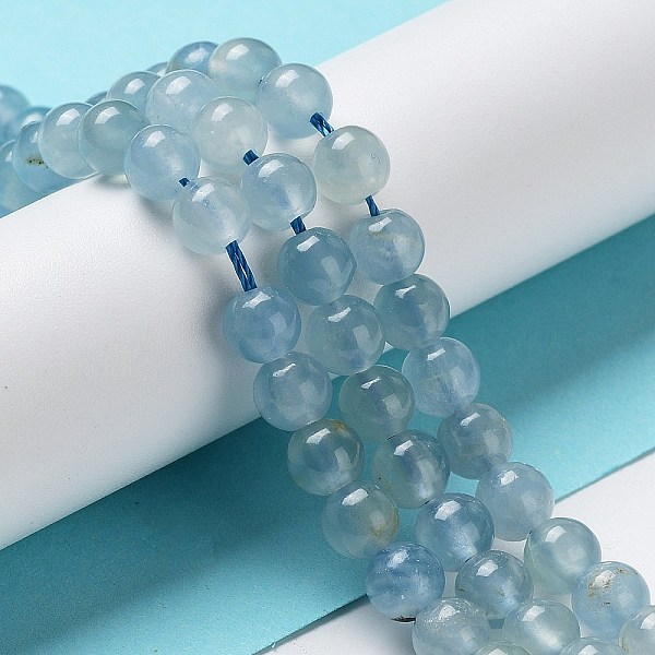 Natürliche Blaue Calcit Perlen Stränge