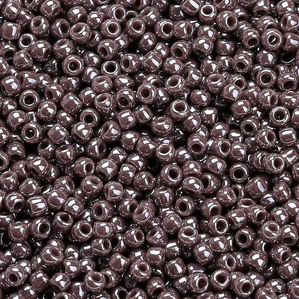 

PandaHall TOHO Round Seed Beads, Japanese Seed Beads, (133) Opaque Luster Lavender, 11/0, 2.2mm, Hole: 0.8mm, about 1110pcs/bottle..., Purple