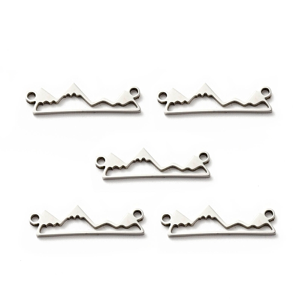 

PandaHall 304 Stainless Steel Links Connectors, Mountain, Stainless Steel Color, 5.5x20x1mm, Hole: 1mm 304 Stainless Steel Others