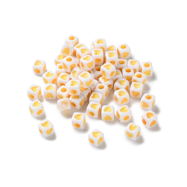 Opaque Acrylic Beads - image