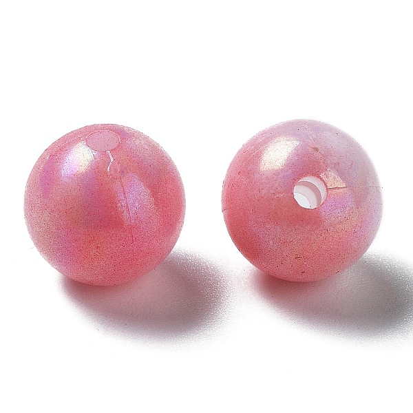 Perles Acryliques Opaques Bicolores