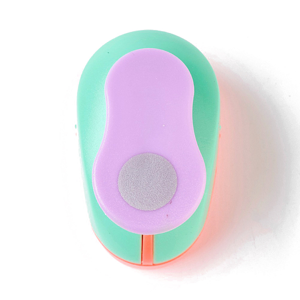 

PandaHall Embossing DIY Paper Printing Card Cutter, Flat Round, Random Single Color or Random Mixed Color, 6.4x3.95x4.95cm, Flat Round..., Multicolor